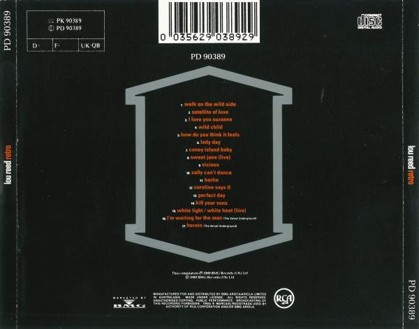 Lou Reed : Retro (CD, Comp)