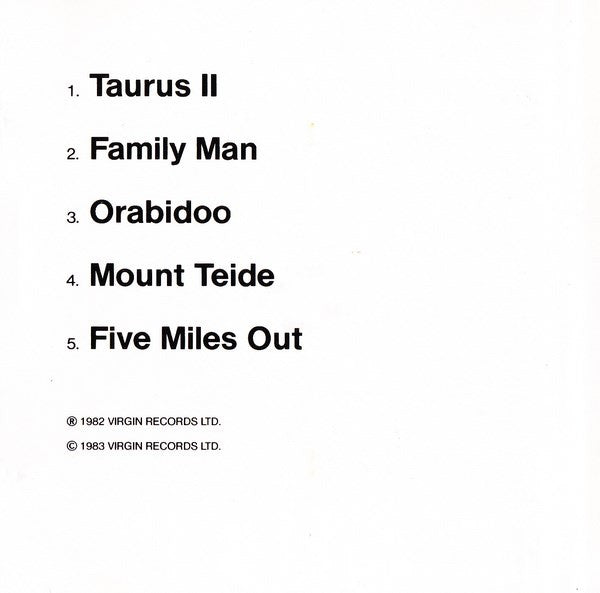 Mike Oldfield : Five Miles Out (CD, Album, RE)