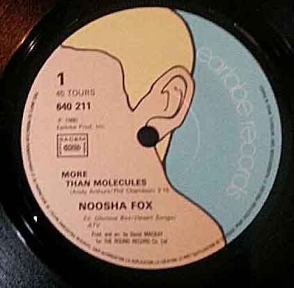 Noosha Fox : More Than Molecules (7", Single)