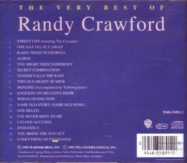 Randy Crawford : The Very Best Of Randy Crawford (CD, Comp)