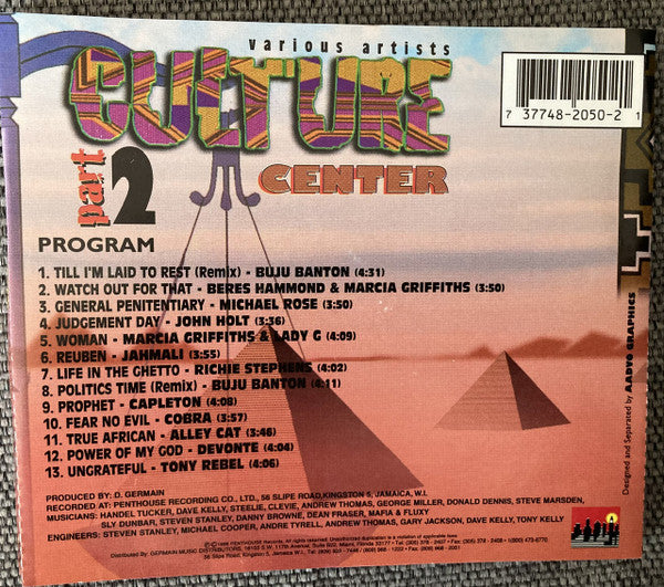 Various : Penthouse Culture Center Part 2 (CD, Comp)
