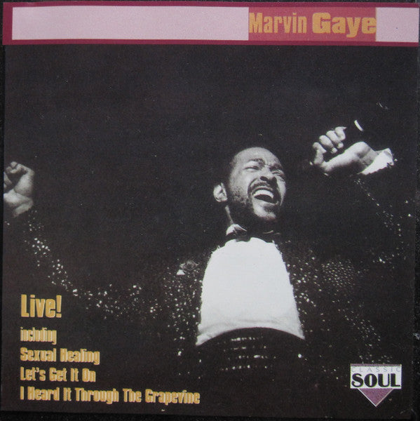 Marvin Gaye : Live (CD, Album)
