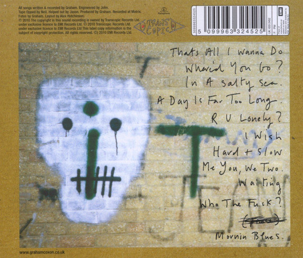 Graham Coxon : The Sky Is Too High (CD, Album, RE)