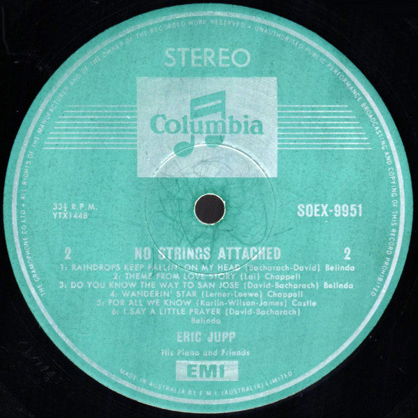 Eric Jupp : No Strings Attached (LP, Album)