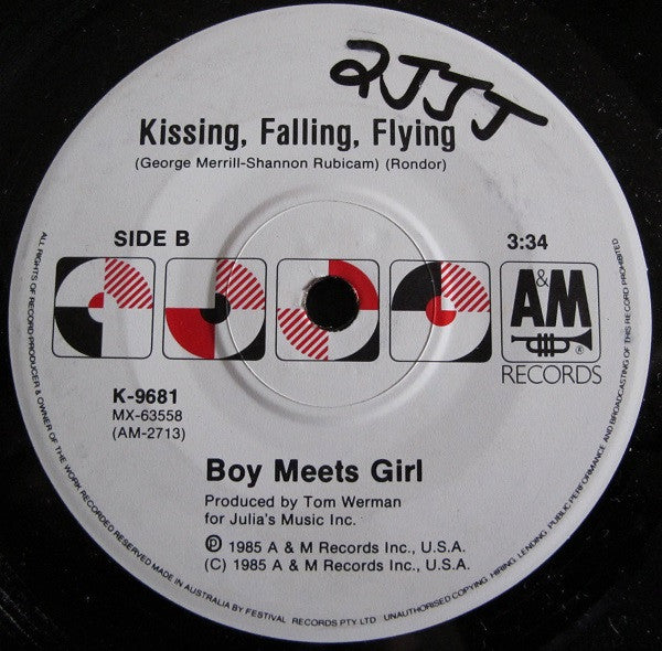 Boy Meets Girl : Oh Girl (7")