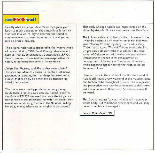 Various : Acid Flashback Volume One (CD, Comp)