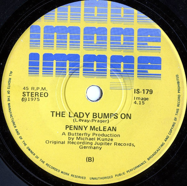 Penny McLean : Lady Bump (7", Single)