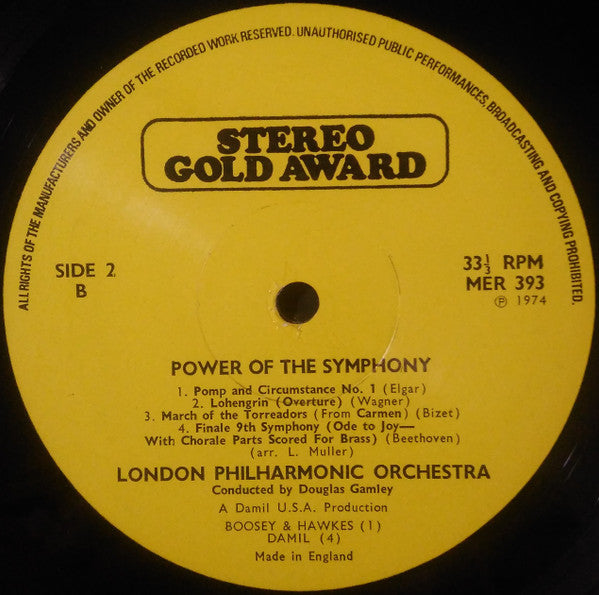 The London Philharmonic Orchestra* : Power Of The Symphony (LP)