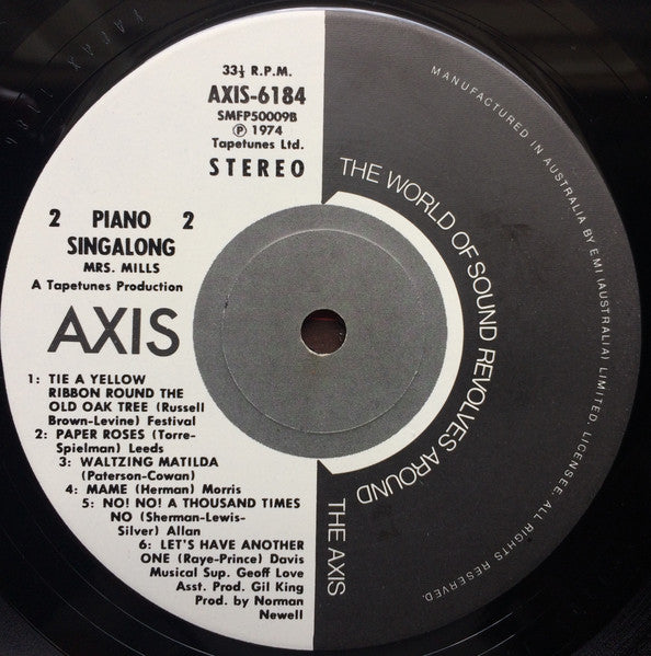 Mrs Mills* : Piano Singalong (LP, Album)