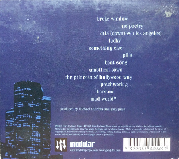 Gary Jules : Trading Snakeoil For Wolftickets (CD, Album, Dig)