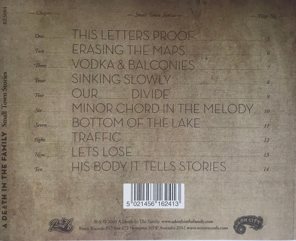 A Death In The Family : Small Town Stories (CD, Album)