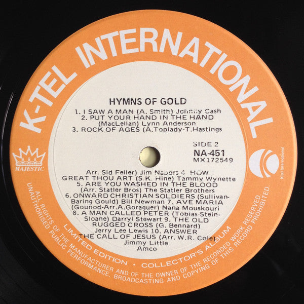 Various : Hymns Of Gold (LP, Comp)