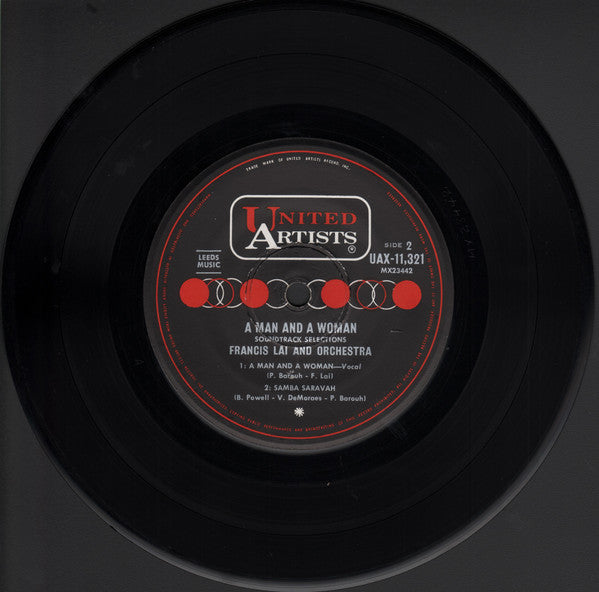 Francis Lai And Orchestra* : A Man And A Woman ("Un Homme Et Une Femme") (7", EP)