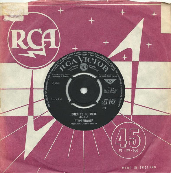 Steppenwolf : Born To Be Wild (7", Single)