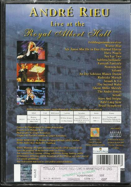 André Rieu : Live At The Royal Albert Hall (DVD-V, PAL)