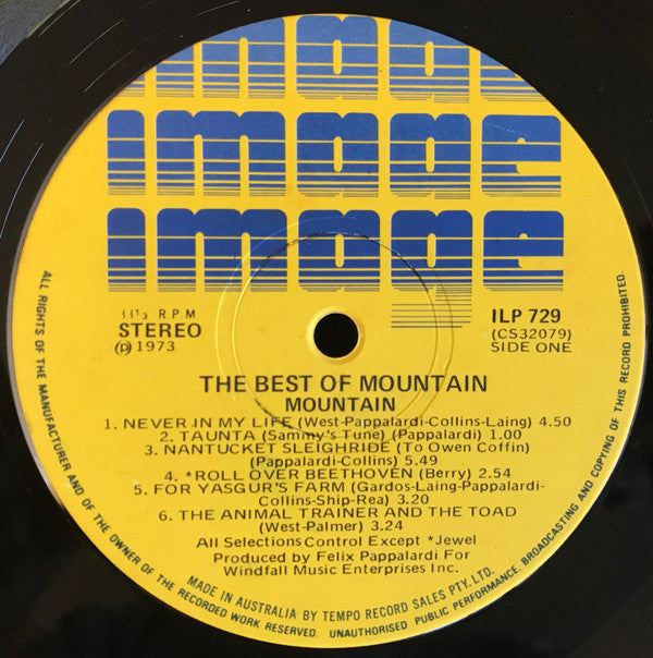 Mountain : The Best Of Mountain (LP, Comp, Gat)