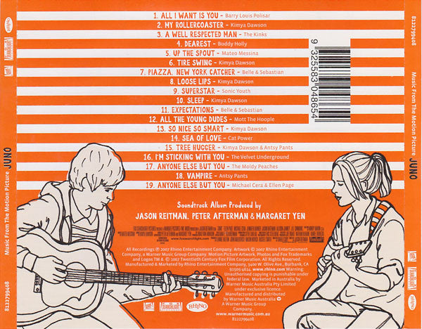Various : Juno (Music From The Motion Picture) (CD, Comp)