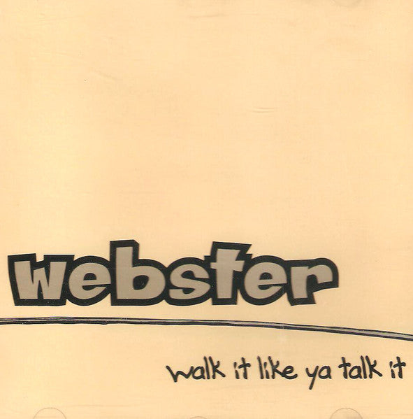 Webster (8) : Walk It Like Ya Talk It (CD, EP)