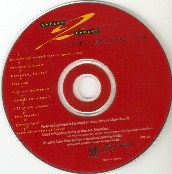 One 2 One* : Imagine It (CD, Album)