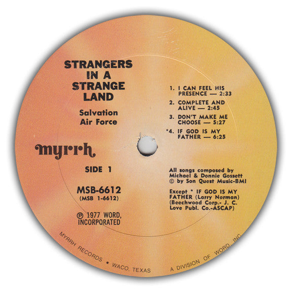 Salvation Air Force : Strangers In A Strange Land (LP, Album)