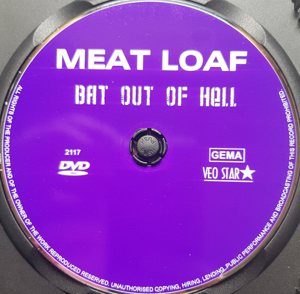 Meat Loaf : Bat Out Of Hell (DVD-V, Unofficial, PAL)