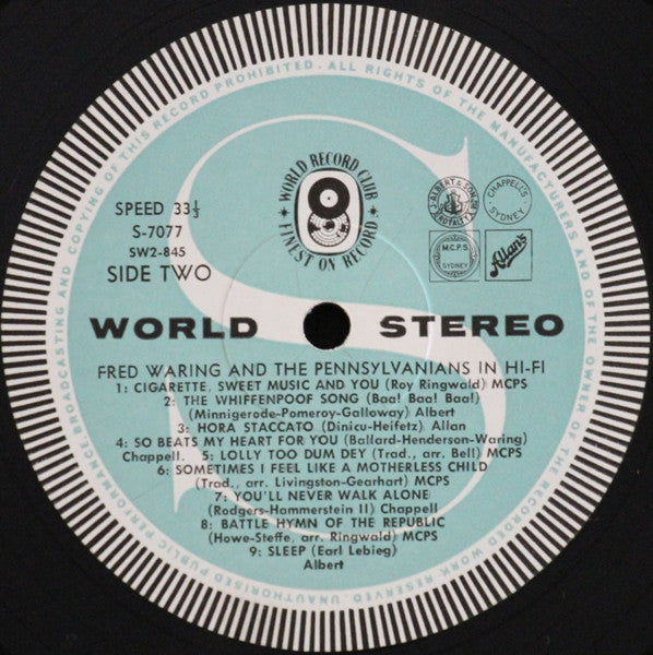 Fred Waring & The Pennsylvanians : Fred Waring & The Pennsylvanians In Hi-Fi (LP, Album, Club)