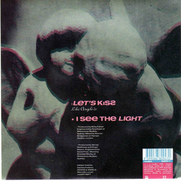 Wendy Matthews : Let's Kiss (Like Angels Do) (CD, Single, Car)