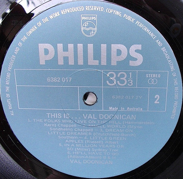 Val Doonican : This Is....Val Doonican (LP, Comp)