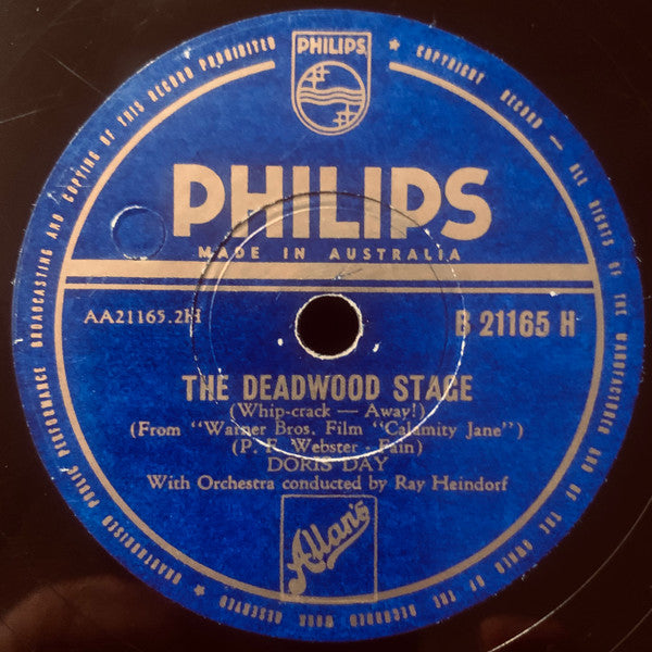 Doris Day : Secret Love / The Deadwood Stage (Shellac, 10")