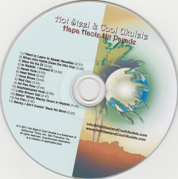 Hot Steel & Cool Ukulele : Hapa Haole Hit Parade (CD, Album)