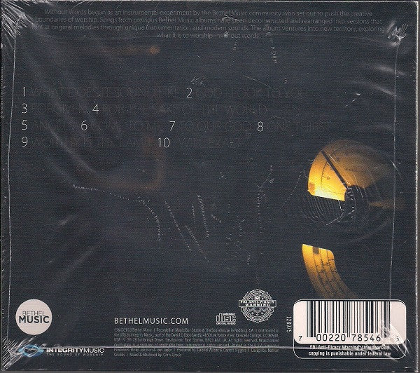 Bethel Music : Without Words (CD, Album)