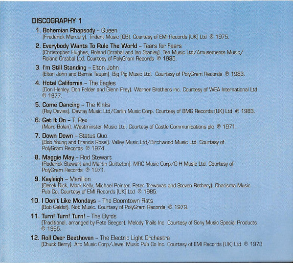 Various : The Rock Collection (Rock Stars) (2xCD, Comp)