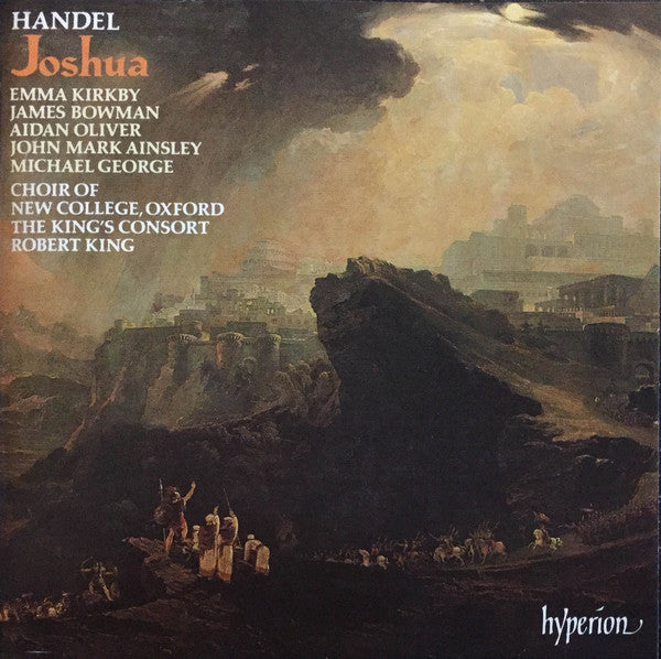 Handel* - Emma Kirkby, James Bowman (2), Aidan Oliver, John Mark Ainsley, Michael George (3), Choir Of New College Oxford*, The King's Consort, Robert King (9) : Joshua (2xCD)