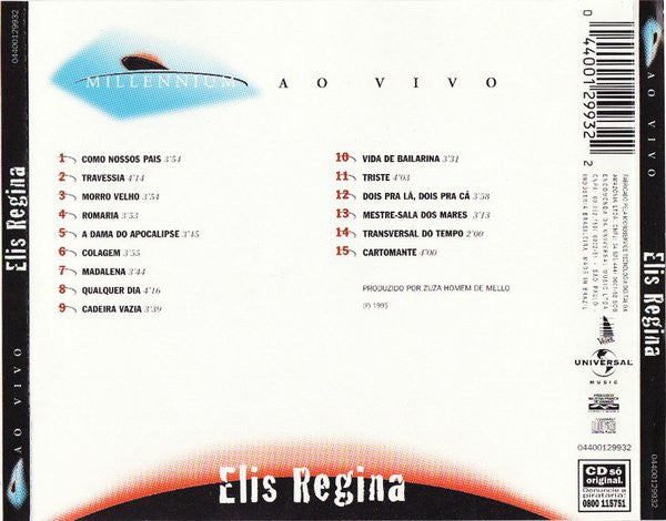 Elis Regina : Elis Ao Vivo (CD, Album, Ltd, RE)