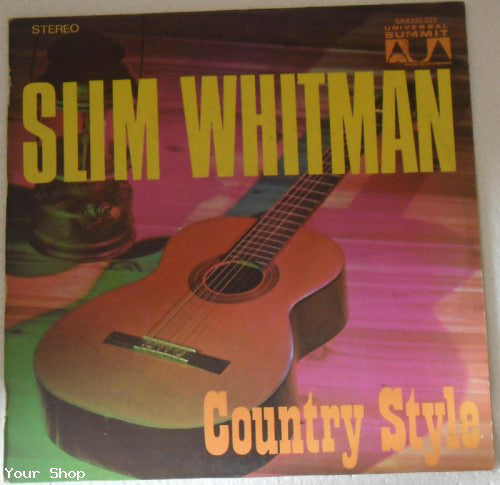 Slim Whitman : Country Style (LP, Album, RE)