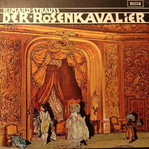 Richard Strauss, Wiener Philharmoniker, Georg Solti, Régine Crespin, Yvonne Minton : Der Rosenkavalier (4xLP, WB + Box)