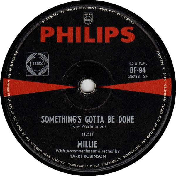 Millie Small : My Boy Lollipop (7", Single)