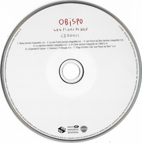 Obispo* : Les Fleurs Du Bien (CD, Album + CD, Enh + Dlx, Dig)