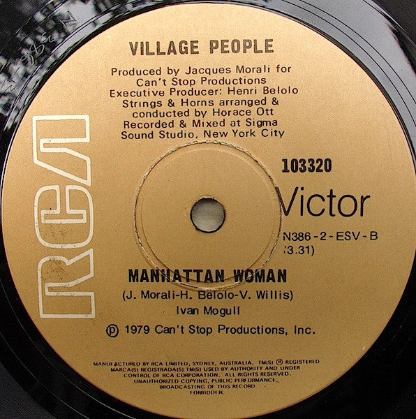 Village People : In The Navy (7", Single)