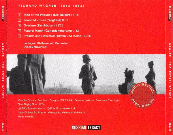 Richard Wagner / Leningrad Philharmonic Orchestra Conducted By Evgeny Mravinsky : Orchestral Scenes (CD, Comp, RM)