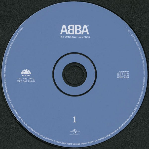 ABBA : The Definitive Collection (2xCD, Comp, RM, Sli)