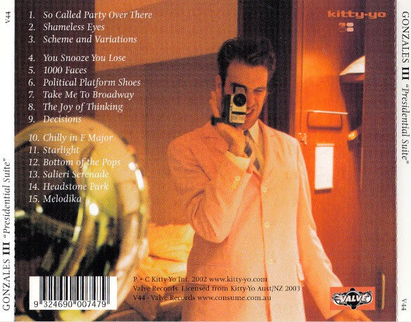 Chilly Gonzales : III "Presidential Suite" (CD, Album)
