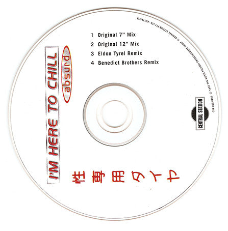 Absurd (2) : I'm Here To Chill (CD, Single)