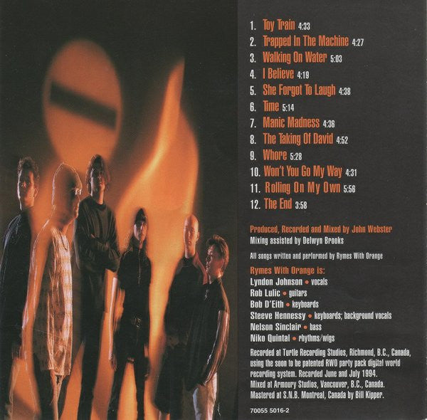 Rymes With Orange : Trapped In The Machine (CD)