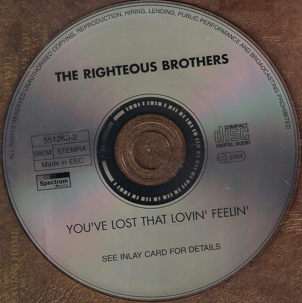 The Righteous Brothers : You've Lost That Lovin' Feelin' (CD, Comp)