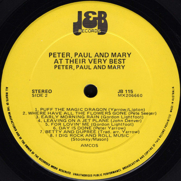 Peter, Paul & Mary : 16 Big Hits (LP, Comp)