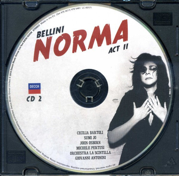 Bellini* - Cecilia Bartoli, Sumi Jo, John Osborn (5), Michele Pertusi, Orchestra La Scintilla, Giovanni Antonini : Norma (2xCD, Album)