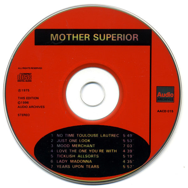 Mother Superior (5) : Mother Superior (CD, Album, RE)