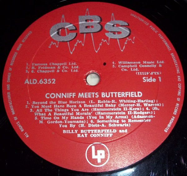 Ray Conniff, Billy Butterfield : Conniff Meets Butterfield (LP)
