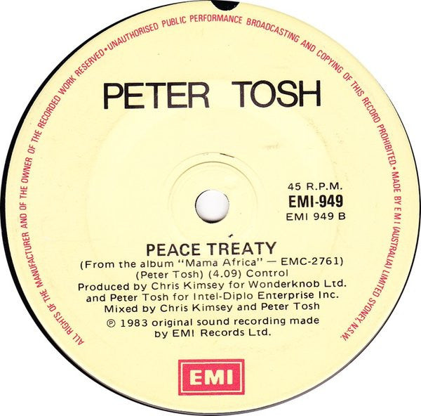 Peter Tosh : Johnny B. Goode (7", Single)